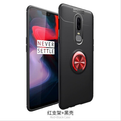 

Lieve Business Dirt-Resistant Phone Cases For Oneplus 6 Cases 2018 Hot Sales TPU Silicone Magnetic Suction Kickstand Fitted Cases