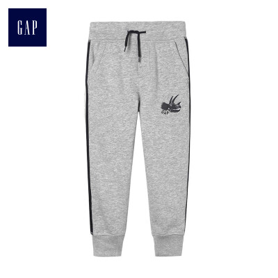 

GAP flagship store childrens clothing baby boy baby baby close-up sports pants trousers 358914 light gray ash 110cm 4T