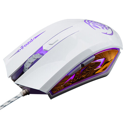 

Founder iFound i16pro mouse cable esport gaming mouse desktop notebook glow wired eating chicken pressure gun mouse