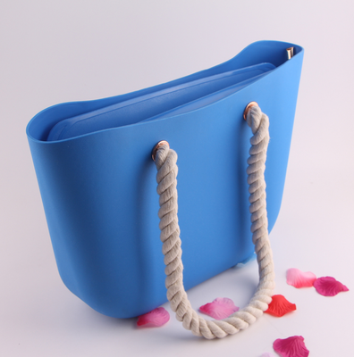 

Beach bag rope bag ladies handbag silicone jelly creative bag