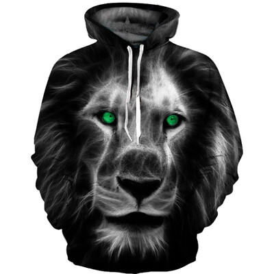

QL-518 Mens Hoodie 3D Printed Women Pullover Sweater