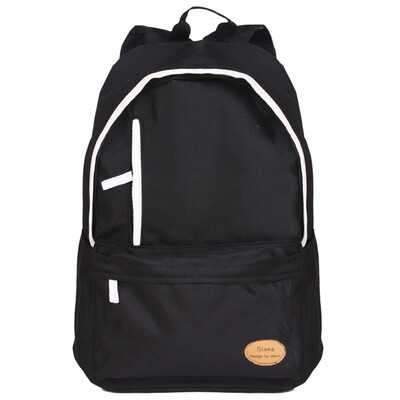 

Fragrant children XIASUAR Korean version of the large capacity leisure backpack handbags travel bag school students tide college wind bag black