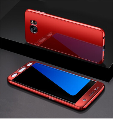 

GANGXUN®Samsung Galaxy S7S7 Edge 360 Degree Full Cover 3 in 1 Plating Phone Hard Protective Case