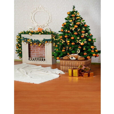 

Xmas Golden Lantern Photo Backdrop 57FT Vinyl Fabric Cloth Digital Printing Photo Background st-621