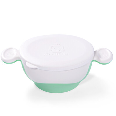 

Small Kid KIDOKARE Children&39s Tableware Bowl Bowl Bowl Bowl Bowl Bowl Non-slip Bracelet Learn to learn Bowl Green KK-08