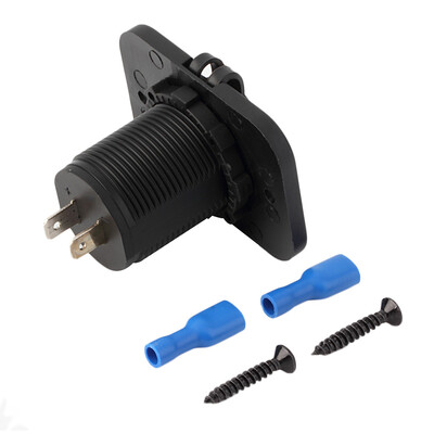

Socket Port Charger 2 USB Duel For 12V Car Boat Motorcycle Blue Light
