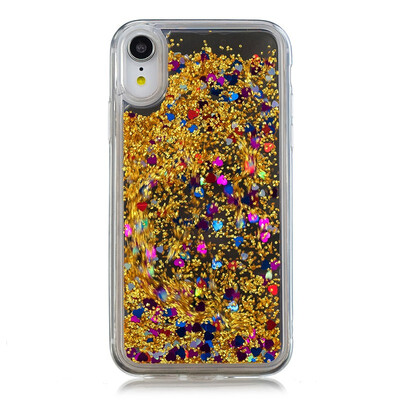 

Fecoprior Back Cover For iPhone XR iPhoneXR Case Mirror Glitter Liquid Quicksand Shining Dynamic Fundas Coque Celulars Capa
