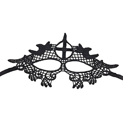 

Black Lace Eye Mask Luxury Romantic Valentine Masquerade Fancy Dress Up Ball Halloween Party Costume