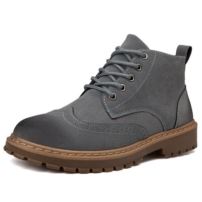 

Mens Shoes Fashion Boots Breathable Shoes For Men Lace Up Winter Boots Men Black Yellow Green Beige Size 39-44