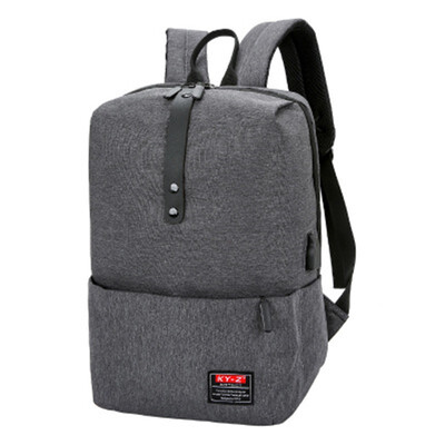 

ZHANAO casual mens bag fashion trend student bag computer bag charging business backpack