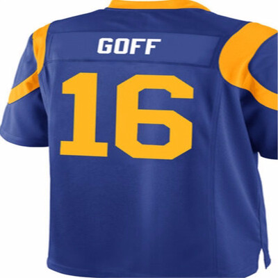 

14 Sam Darnold 30 Todd Gurley Stlouis Ram New York Jets Jersey 99 Aaron Donald 12 Joe Namath 33 Jamal Adams 11 Robby Anderson 16