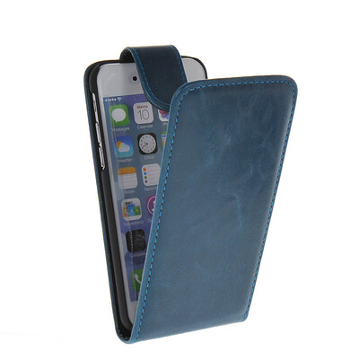 

MOONCASE Smooth skin Leather Bottom Flip Pouch ЧЕХОЛ ДЛЯ Apple iPhone 6 ( 4.7 inch ) Blue