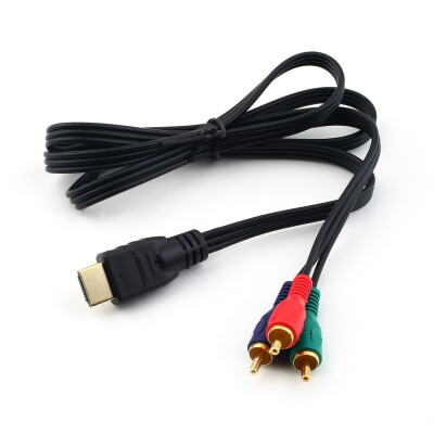 

Новый HDMI Чтобы 3RCA 3-RCA видео компонентный соединительный кабель шнур линия