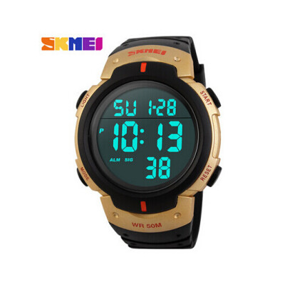 

SKMEI 1068 Men LED Digital Sports Military Watch 50m Waterproof