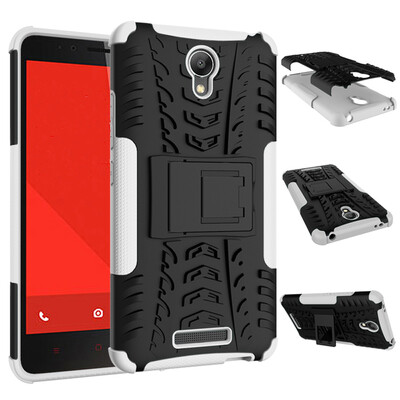 

MOONCASE шин Текстура Hybrid Kickstand PC + TPU Полное Прочный защитный 2 в 1 Чехол для Xiaomi Redmi Note 2 (5.5 ")