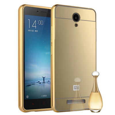 

MOONCASE Metal Frame Edge Mirror Back 2 in 1 Thin Case Cover for Xiaomi Redmi Note 2