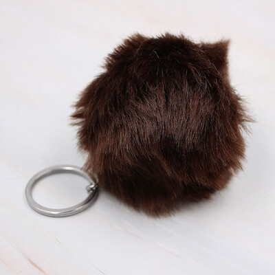 

Cute Fur Ball Keychain for Bags Pom Pom Keychain Fashion Jewelry