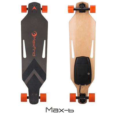 

Maxfind Cruiser Four Wheels RC Electric Skateboard Maple Deck Longboard with Single Motor