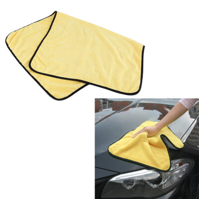 

Yellow Absorbent Microfiber Wash Cloth Car Auto Cleaning Towels 92cm x 56cm