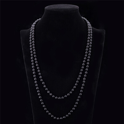 

Trendy Pearl Necklace 2015 Trendy 3 Color Options High quality Fashion Jewelry Beads Long Necklace Women Gift Party