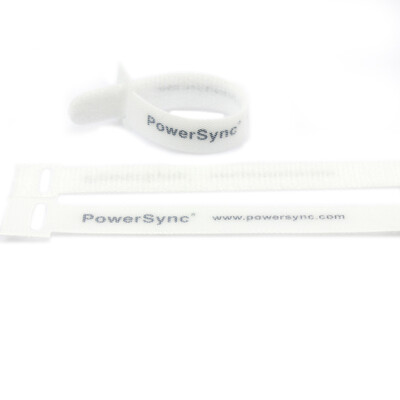 

PowerSync CTM-C03W 3 into the buckle double-sided Velcro strap - white