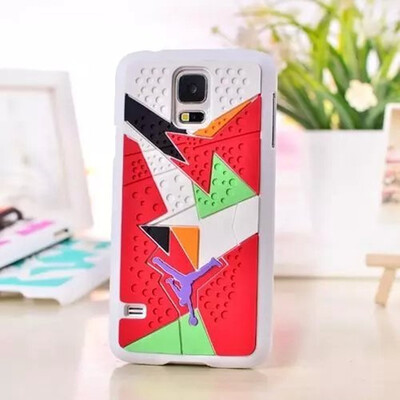 

мити 3D - иордания чистка единственного пвх резиновые jumpman 15 телефоны обложки для Samsung Galaxy S5 i9600 бесплатная доставка