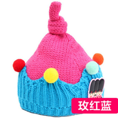 

Buebos Ninos 2015 New Autumn Winter Warm Baby Kid Hat Crown Guard Patten Toddler Beanie Cap Soft Crochet Knit Wool Cap