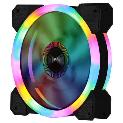 

Great Wall Hybrid RGB package computer chassis fan one for three RGB dimming speed damping pad gift 4 screws custom 7pin interface
