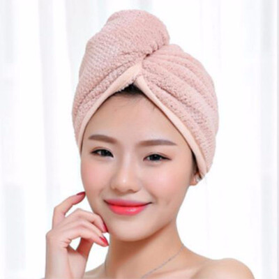 

Microfiber Fleece Fabric Women Hair Towel Bathroom Super Absorbent Quick-drying Bath Towel Hair Dry Cap Salon Towel 2360cm