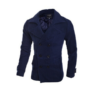 

Zogaa New Mens Wind Coat Slim Simple Fashion Lapel
