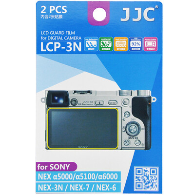 

JJC ЖКП-3N HD антибликового фотопленка пленка Sony ILCE-6300 A6000 A5100 A5000 NEX-3N пленка с высокой проницаемостью протектор экрана к царапинам 2 Набора