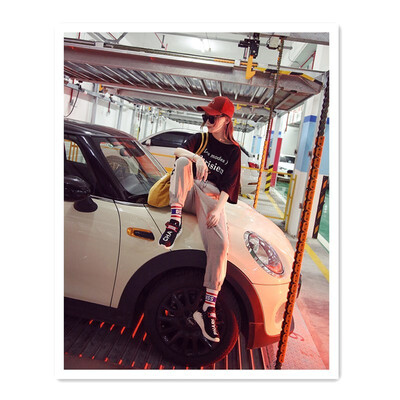 

Harajuku wild mesh breathable white old sneakers new thick-soled womens shoes
