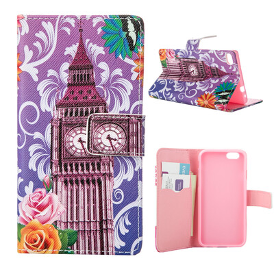 

MOONCASE Case for Huawei Ascend P8 Flip PU Leather Fold Wallet Card Slot Kickstand Back Case Cover [Pattern series] /a17
