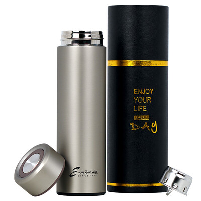 

Oro OAK Insulation Cup Business из нержавеющей стали Vacuum Men Women Water Cup 450ml Silver OX-8017