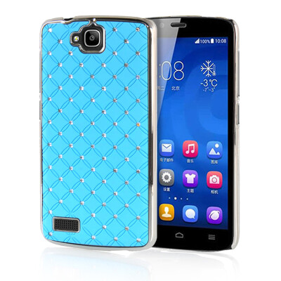 

MOONCASE Hard Chrome Plated Star Bling Back ЧЕХОЛ ДЛЯ Huawei Honor 3C Azure