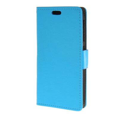 

MOONCASE Vivid colors Leather Wallet Card Slot Bracket Back чехол для HTC Desire 320 D320 Blue