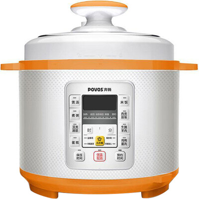 

Pentium (POVOS) electric pressure cooker electric pressure cooker double gall bladder 5L intelligent appointment no water baked multi-function electric pressure cooker LN533