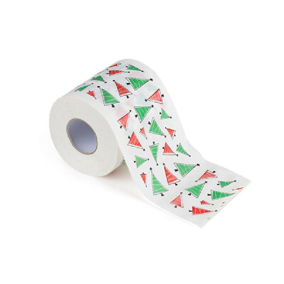 

Christmas Printing Paper Toilet Tissues Novelty Roll Paper for Christmas Decoration