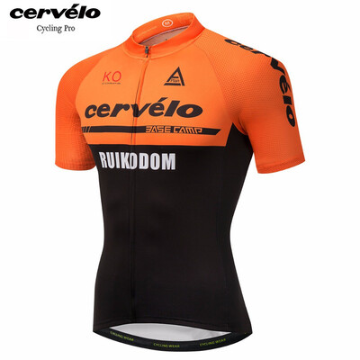 

Cycling clothing 2018 pro team Cervelo summer short sleeve cycling jersey MTB bike jersey shirt top wear