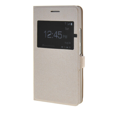 

MOONCASE окна в дизайн - шелковый текстуры слим Flip скобка назад дело прикрытия Huawei Honor 6 Plus