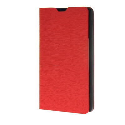 

MOONCASE Leather Side Flip Wallet Card Holder Stand Shell Pouch ЧЕХОЛ ДЛЯ LG Magna Red