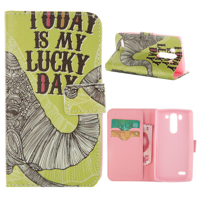 

MOONCASE ЧЕХОЛ ДЛЯ LG G3 Mini Flip Leather Wallet Card Slot Foldable Stand Feature [Pattern series] /a06