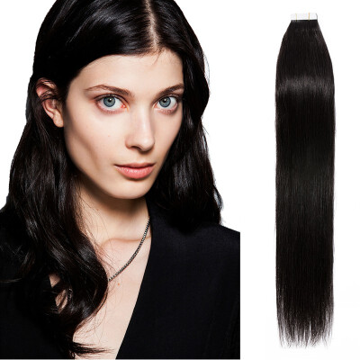 

12-24 inch Women Human Tape In Skin Weft Real Hair Extensions TAPE HUMAN HAIR 100 Virgin Hair