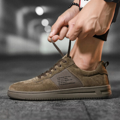 

Novel Teez British wind sports shoes mens shoes leather breathable flat mens shoes autumn wild tide shoes mens shoes