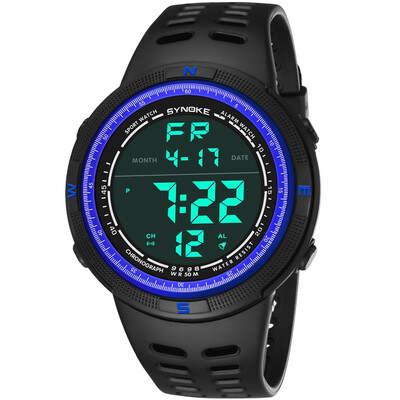 

Electronic watch mens personality trend student fashion outdoor sports electronic watch waterproof