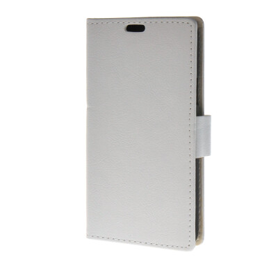 

MOONCASE Leather Side Flip Wallet Card Holder Stand Shell Pouch ЧЕХОЛ ДЛЯ Samsung Galaxy Grand Max G720NO White