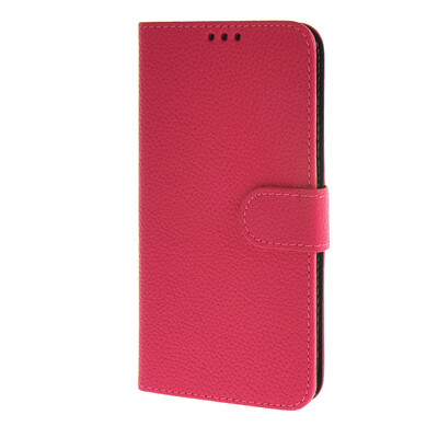 

MOONCASE Samsung Galaxy А7 чехол Лич Слот кожи Кожа карт бумажника сальто кронштейн задняя крышка Крышка Ярко-розовый