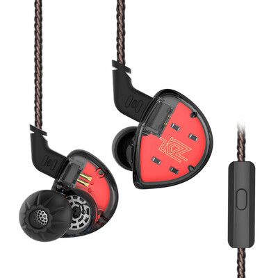 

KZ ES4 HiFi Hybrid In-ear Earphone Wired Earbuds with Mic
