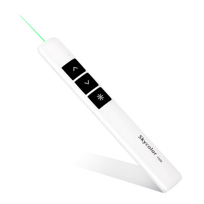 

Skycolor sky color T500 rechargeable hyperlink flip pen laser pen projection pen remote control pen demonstrator PPT flip pen texture black red light