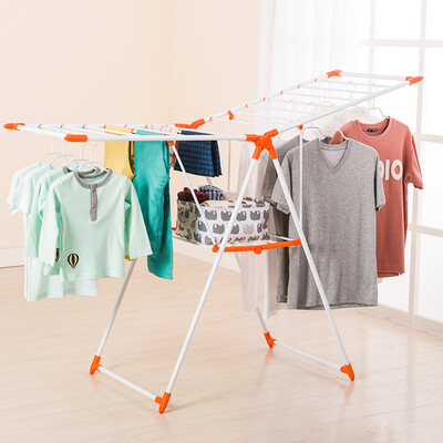 

Increasingly new drying racks movable floor type airfoil drying rack with wheels large RYX-02-021A-2
